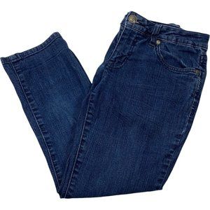 Riders 18 Jeans 35" X 31" Mom HIGH RISE Straight Fit Dark Wash